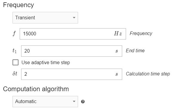 Simulation control